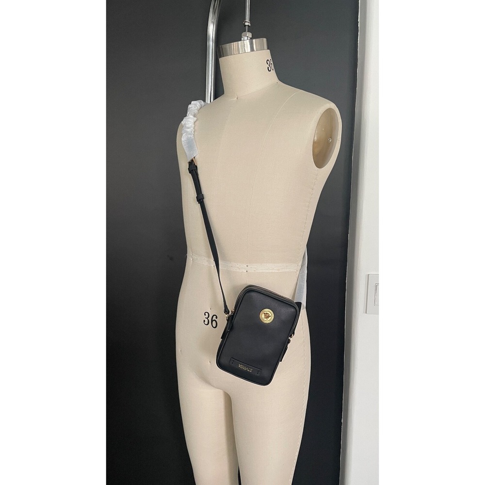 Versace Black Medusa Mini Phone Case Bag 1006192 - Picture 2 of 9